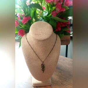 Dainty Bird/Flower Necklace